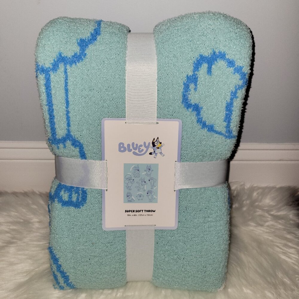 Bluey Characters Soft Throw Blanket